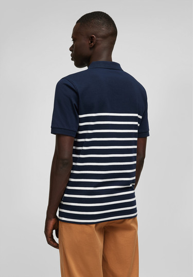 Jersey Poloshirt, midnight blue Rückansicht