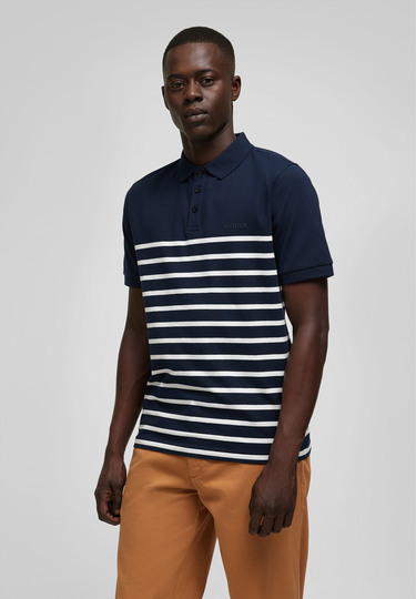 Jersey Poloshirt, midnight blue