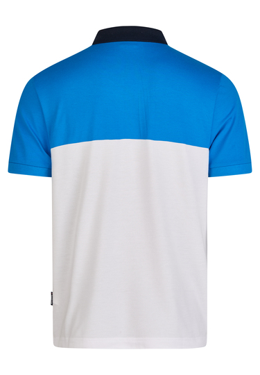 POLO PIQUE X-TECH, cornflower Rückansicht