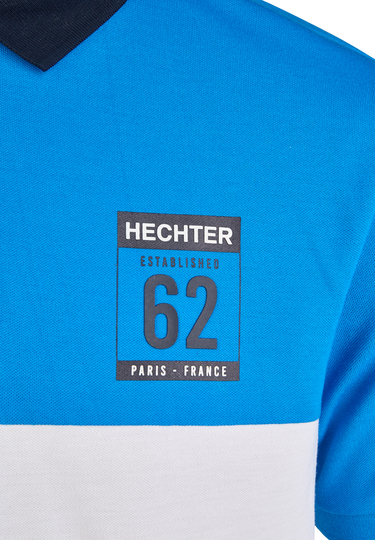 POLO PIQUE X-TECH, cornflower Detailansicht 1