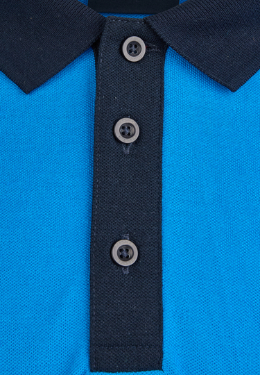 POLO PIQUE X-TECH, cornflower Detailansicht 2