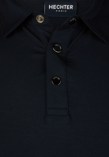 POLO JERSEY H-ECO, Midnight blue Detailansicht 1