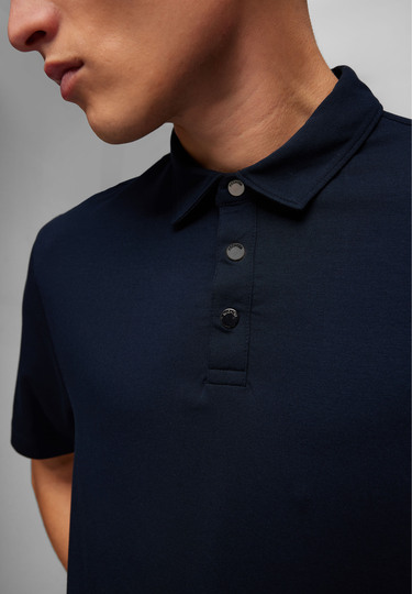 POLO JERSEY H-ECO, Midnight blue 