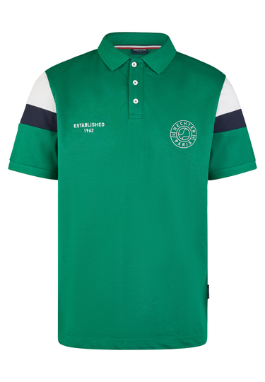 POLO PIQUE X-TECH, green Frontansicht