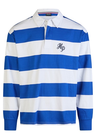 Poloshirt, royal Frontansicht