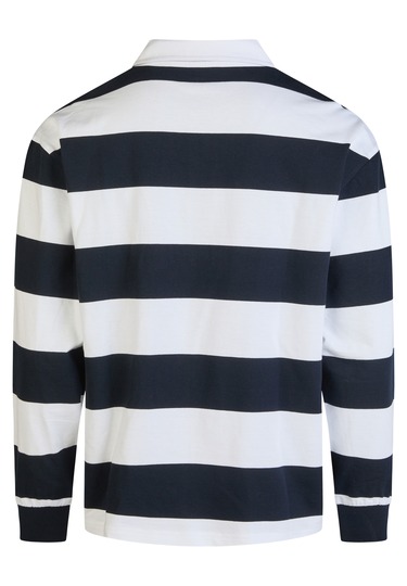 Poloshirt, midnight blue Rückansicht