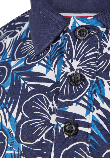 POLO JERSEY H-ECO, Midnight blue 