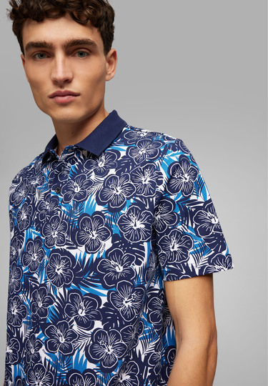 POLO JERSEY H-ECO, Midnight blue 