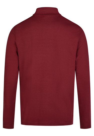 Longsleeve, merlot Rückansicht