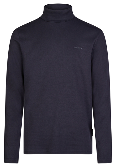 Longsleeve, midnight blue Frontansicht