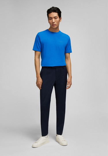 Jersey T-Shirt, cornflower Detailansicht 2