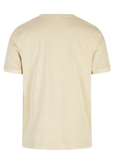 Jersey T-Shirt, sand Rückansicht