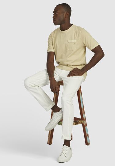 Jersey T-Shirt, sand Detailansicht 1