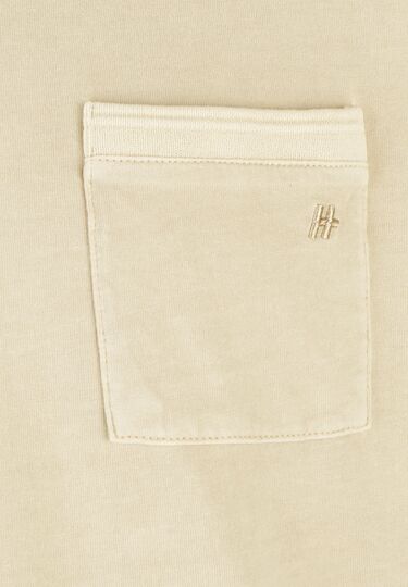 Jersey T-Shirt, sand Detailansicht 2