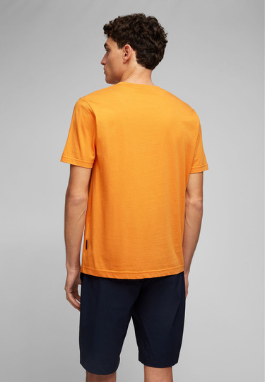 T-SHIRT JERSEY H-ECO, Orange Detailansicht 2