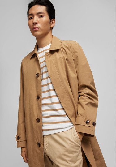 Jersey T-Shirt, camel Detailansicht 1