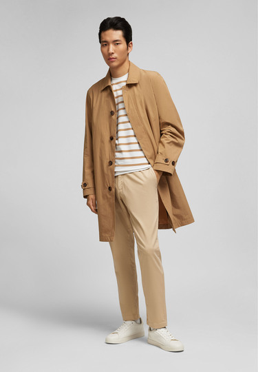 Jersey T-Shirt, camel Detailansicht 2