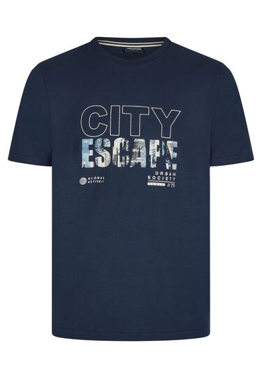 Fashionable T-Shirt, midnight blue Frontansicht