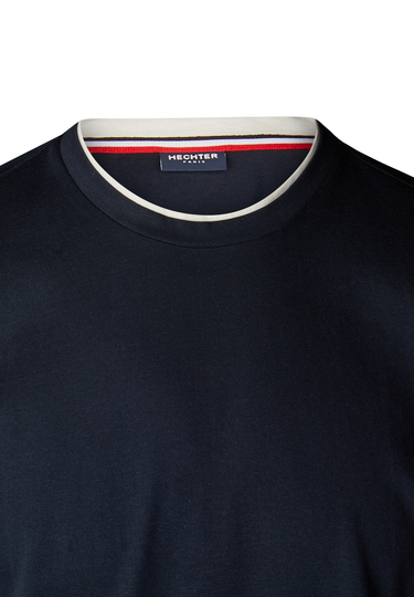 Sportives Rundhalsshirt, midnight blue Detailansicht 1