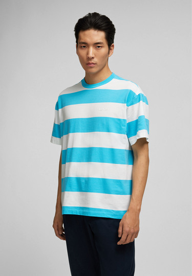 Colour Blocking T-Shirt, turquoise