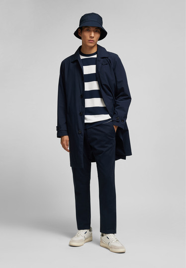 Colour Blocking T-Shirt, midnight blue Detailansicht 2