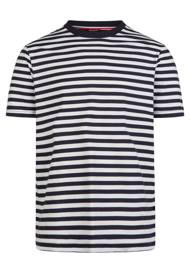 T-SHIRT JERSEY, Midnight blue Frontansicht