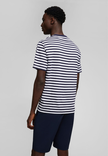 T-SHIRT JERSEY, Midnight blue Detailansicht 2