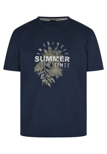 Fashionable T-shirt, midnight blue Frontansicht