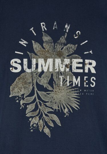 Fashionable T-shirt, midnight blue Detailansicht 1