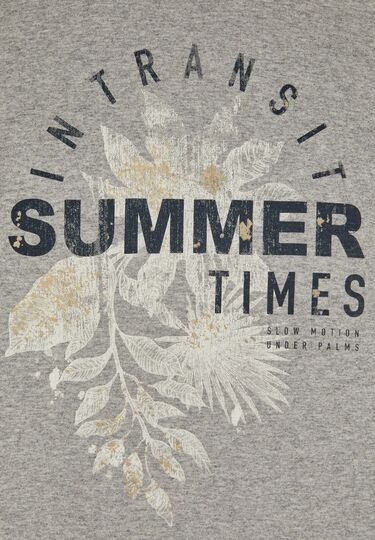 Fashionable T-shirt, grey Detailansicht 1