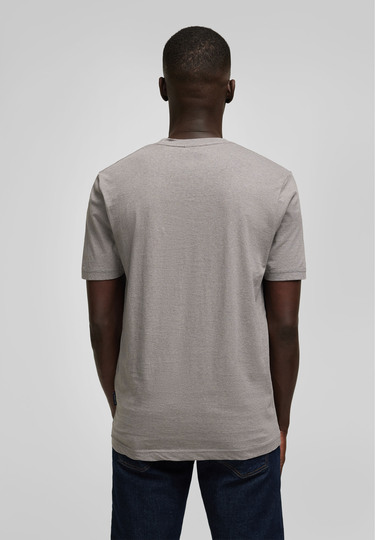 Sportives Rundhalsshirt, darkgrey Rückansicht