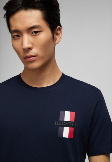 Iconic Jersey T-Shirt, midnight blue Detailansicht 1