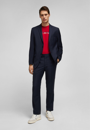 Iconic Jersey T-Shirt, chili Detailansicht 2