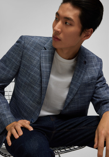 Zeitloses T-Shirt mit dezenter Logo-Stickerei Doppelpack, white Detailansicht 2