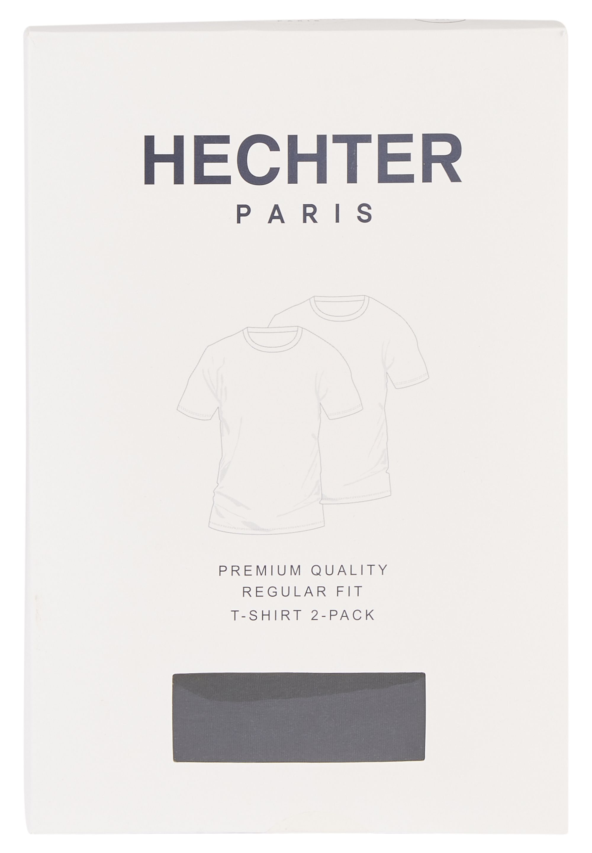 mit Der PARIS dezenter Onlineshop HECHTER T-Shirt offizielle | Doppelpack Logo-Stickerei Zeitloses