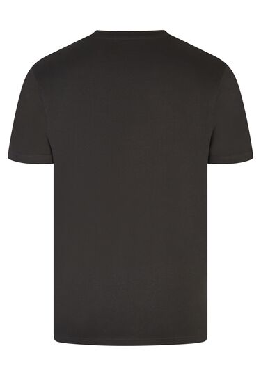 Zeitloses T-Shirt mit dezenter Logo-Stickerei Doppelpack, black Detailansicht 1
