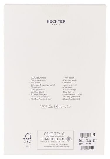 Zeitloses T-Shirt mit dezenter Logo-Stickerei Doppelpack, black