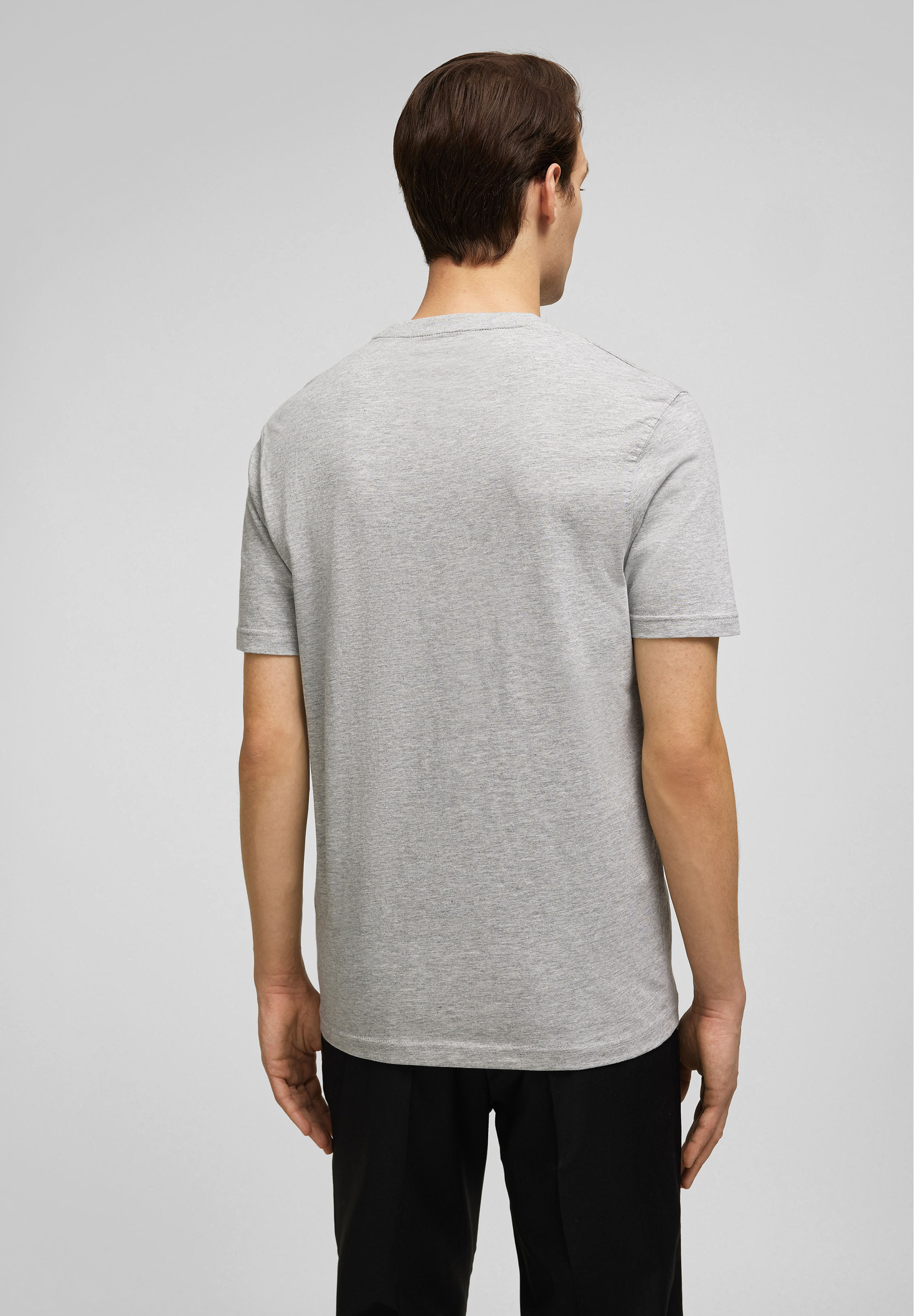 Lässiges T-Shirt mit Onlineshop offizielle HECHTER Doppelpack Der | PARIS dezenter Logo-Stickerei
