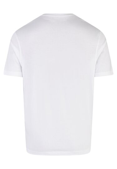 Klassisches T-Shirt mit V-Neck Doppelpack, white Detailansicht 1