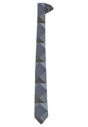 Fashionable tie, dark blue Frontansicht