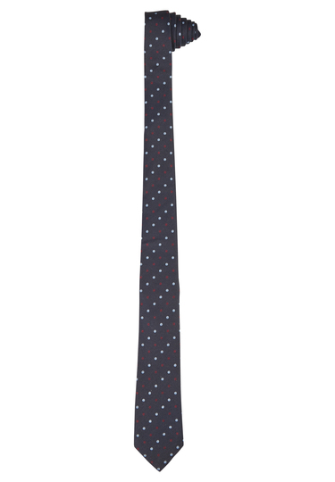 Fashionable tie, navy Frontansicht