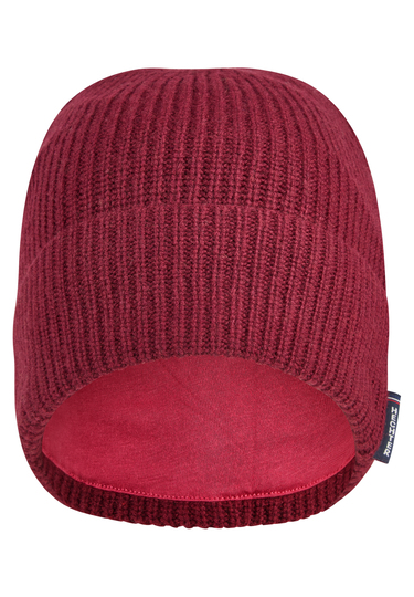 Strickmütze, Merlot Frontansicht