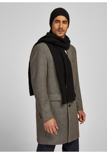 Strickschal, Black Rückansicht