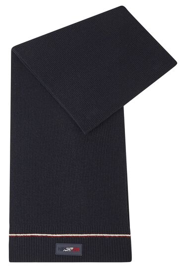 Knitted scarf, Midnight blue Detailansicht 1