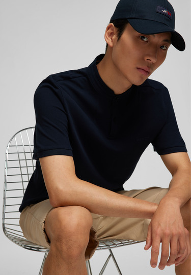 Sportive Cap, midnight blue Detailansicht 1