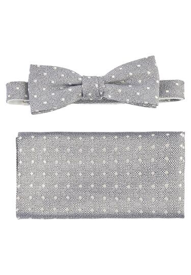 Jacquard Fliege, grey Rückansicht