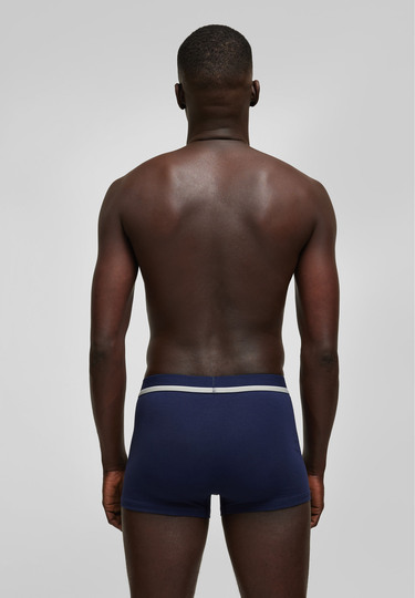 Boxershorts im 3er-Set, midnight blue Rückansicht
