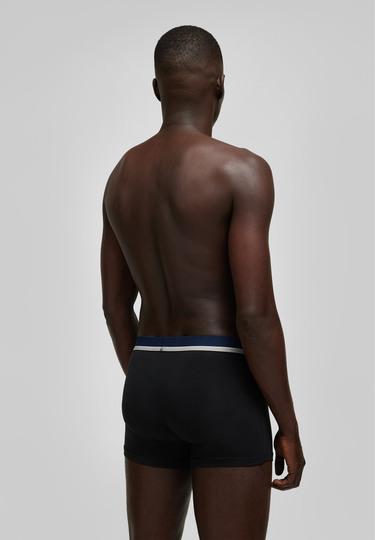 Boxershorts im 3er-Set, black Rückansicht