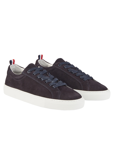 SNEAKER SUEDE, midnight blue Frontansicht