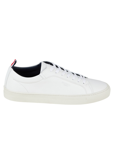 Sportive Ledersneaker, White Detailansicht 1